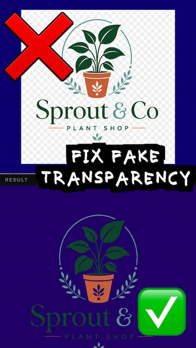 How to remove fake AI transparency - RemoveWhite tutorial